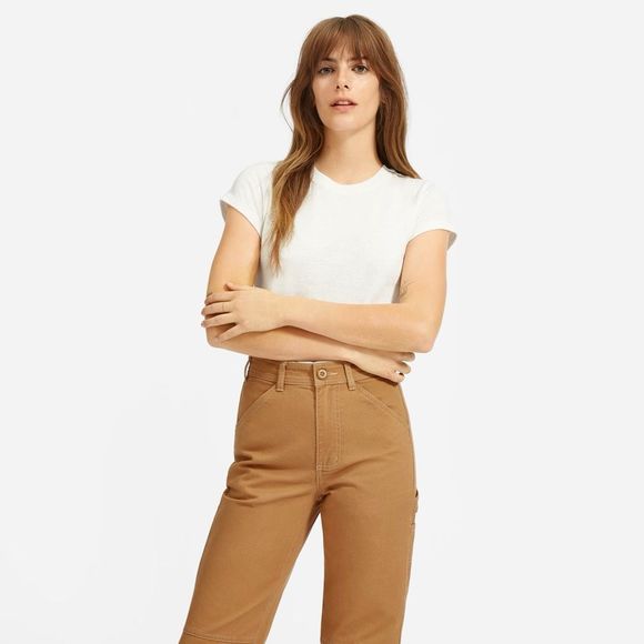 Everlane Carpenter Pants in Golden Brown - Picture 2 of 9